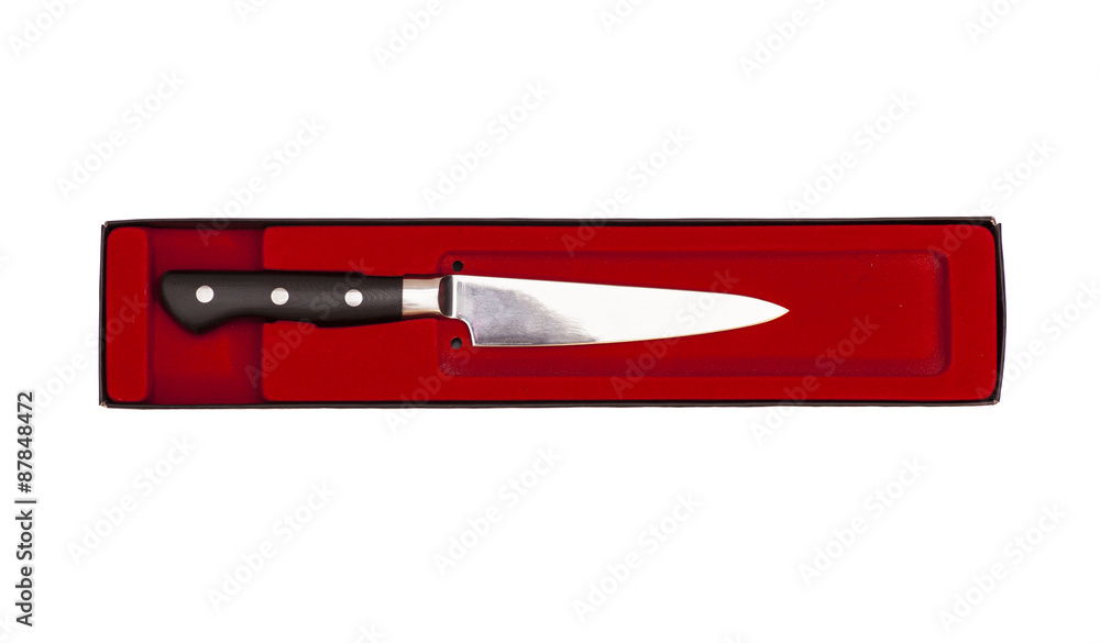 Kitchen knife isolated on white background Kitchen knife isolated on white background