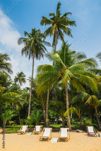 Beautiful tropical beach at island Koh Chang