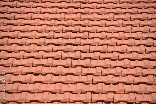 tejas tipicas en un tejado