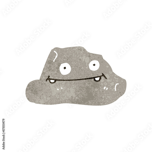 retro cartoon funny rock