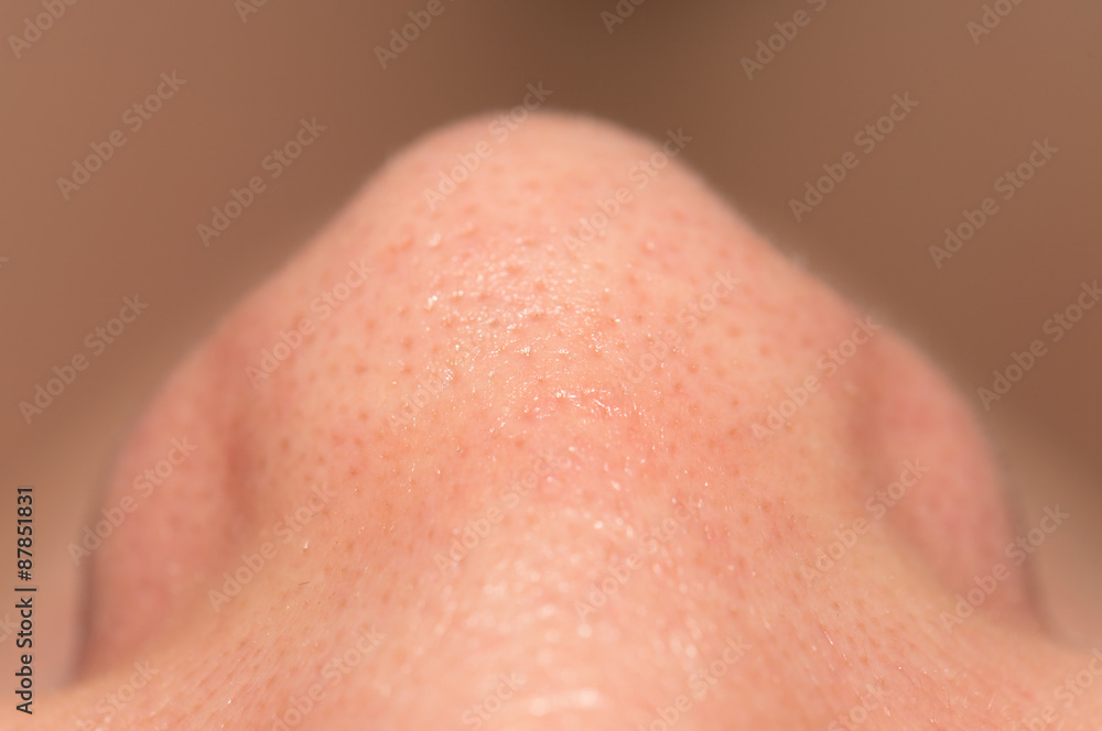 Fototapeta premium Women's nose, close-up