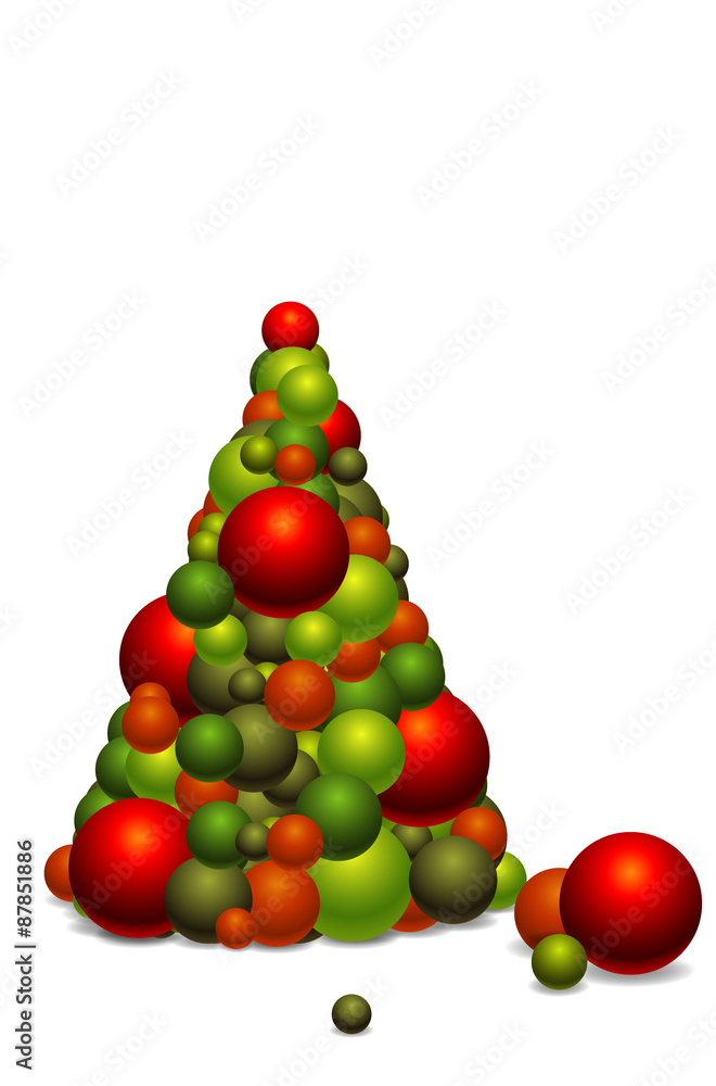 Tannenbaum aus Kugeln Tannenbaum aus Kugeln