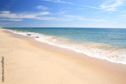 Sandy beach in Algarve  Portugal