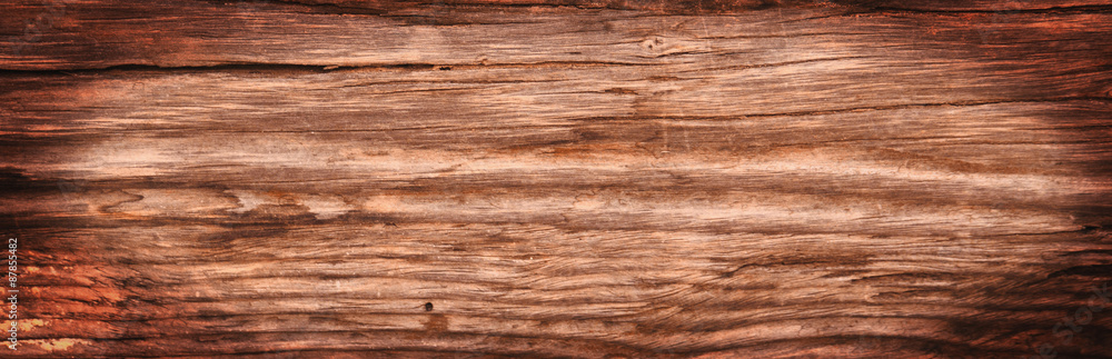 Fototapeta premium Old rich wood grain texture background