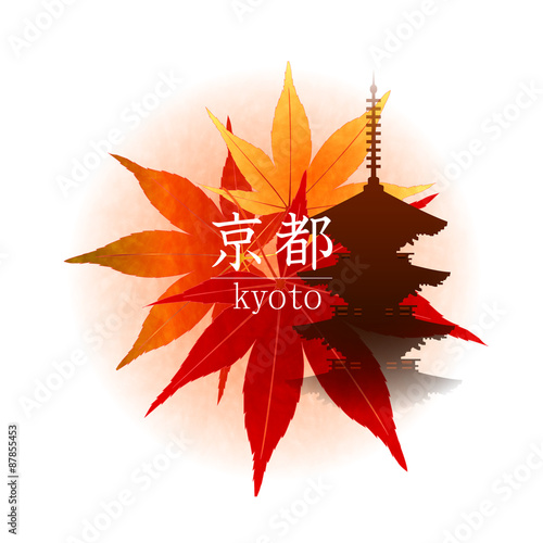 もみじ　紅葉　京都