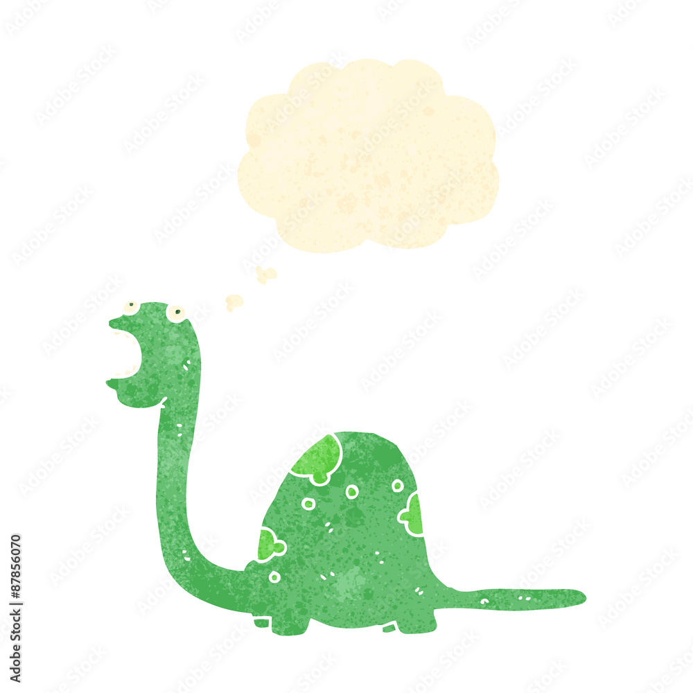 Obraz premium friendly dinosaur cartoon