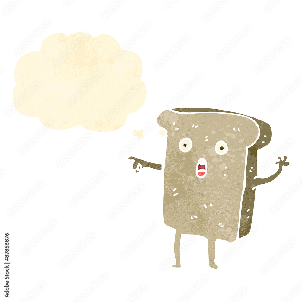 retro cartoon toasts cartoon character retro cartoon toasts cartoon character