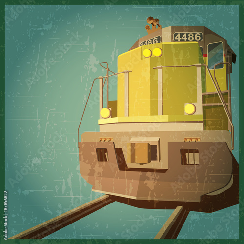 retro locomotive