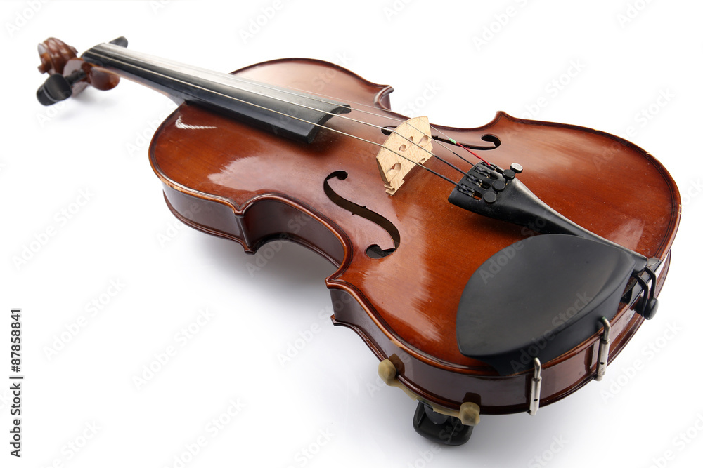 Classical violin isolated on white Classical violin isolated on white