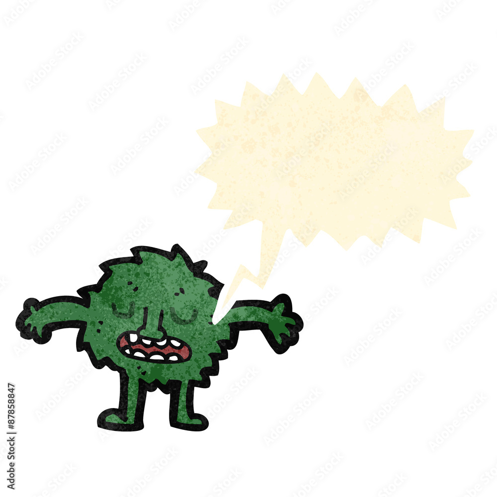 Obraz premium funny little imp cartoon