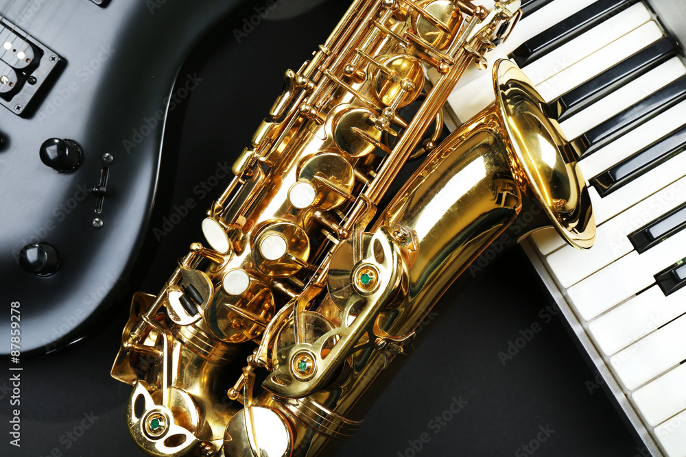 Obraz premium Musical instruments, closeup
