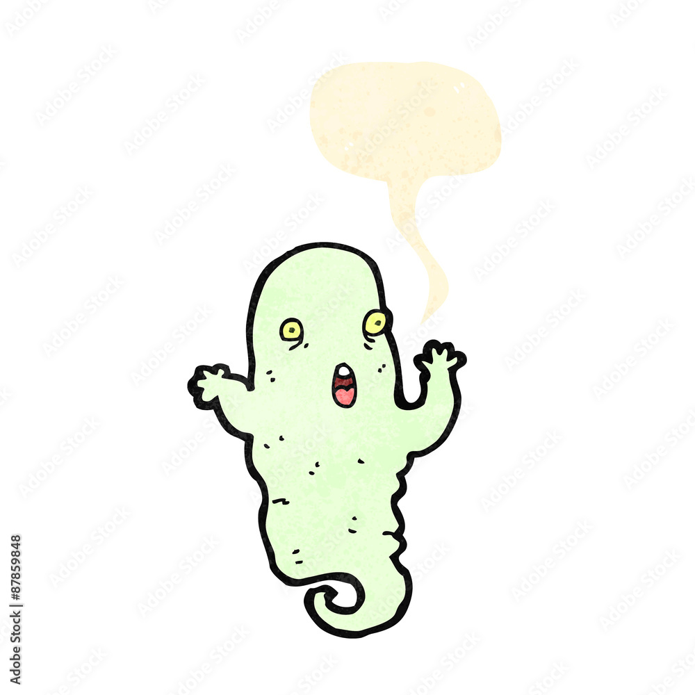 Fototapeta premium spooky ghost cartoon