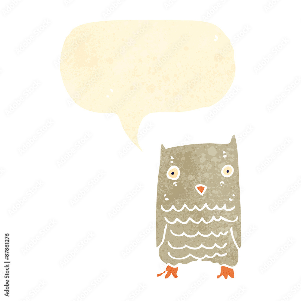 retro cartoon owl retro cartoon owl