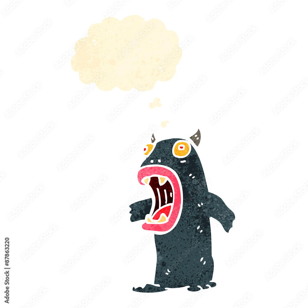 monster retro cartoon monster retro cartoon