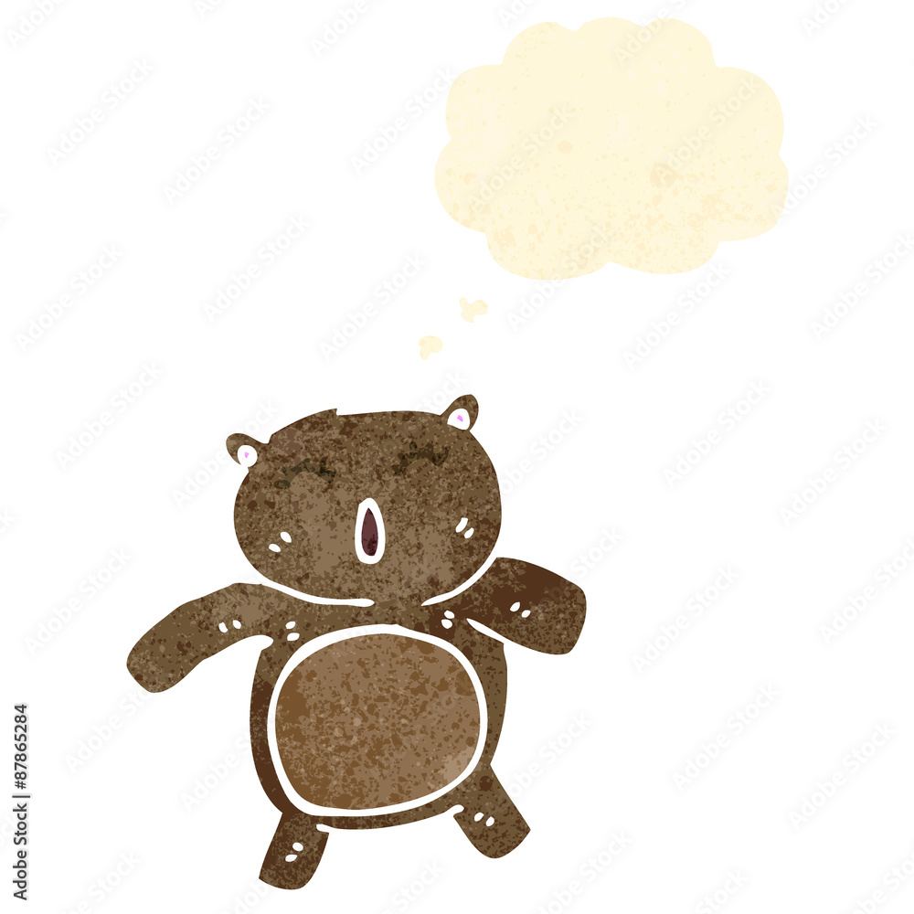 funny retro cartoon teddy bear funny retro cartoon teddy bear