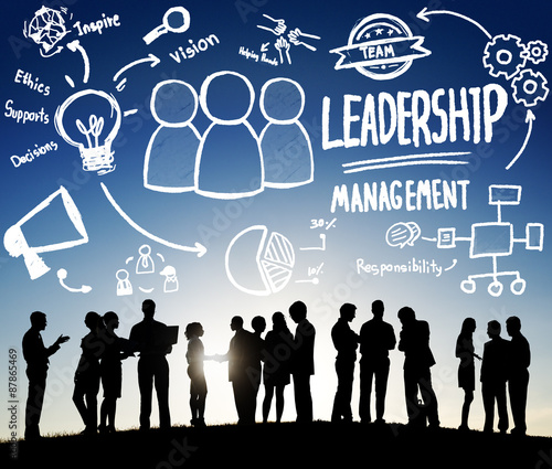 Bild auf Leinwand Leadership Leader Management Authority Director Concept