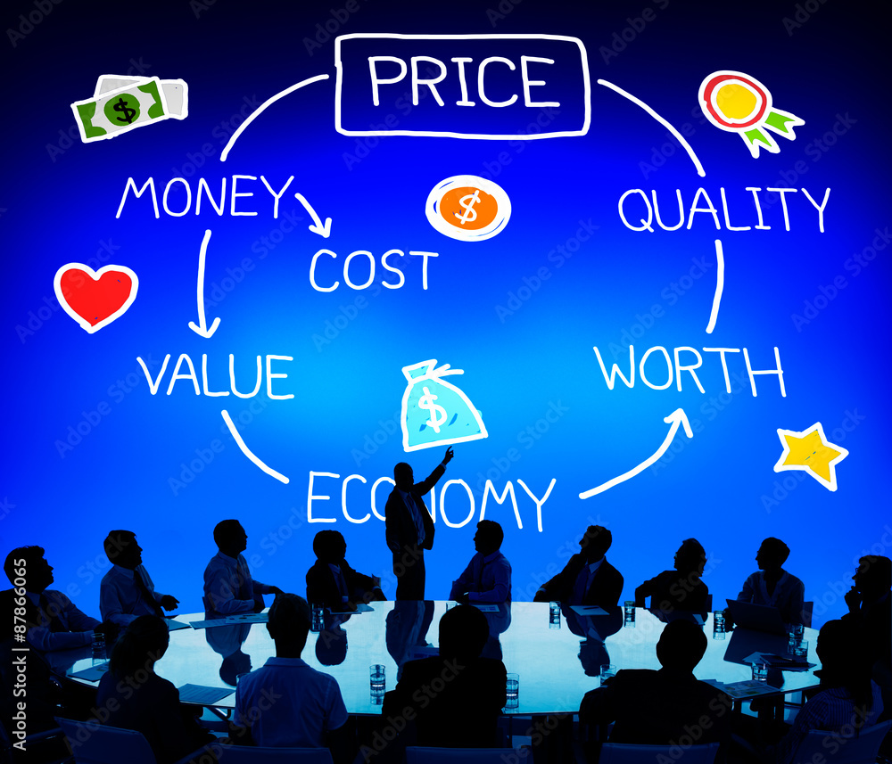 Price Economy Money Cost Value Worth Concept Price Economy Money Cost Value Worth Concept