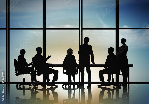 Businessteam at work