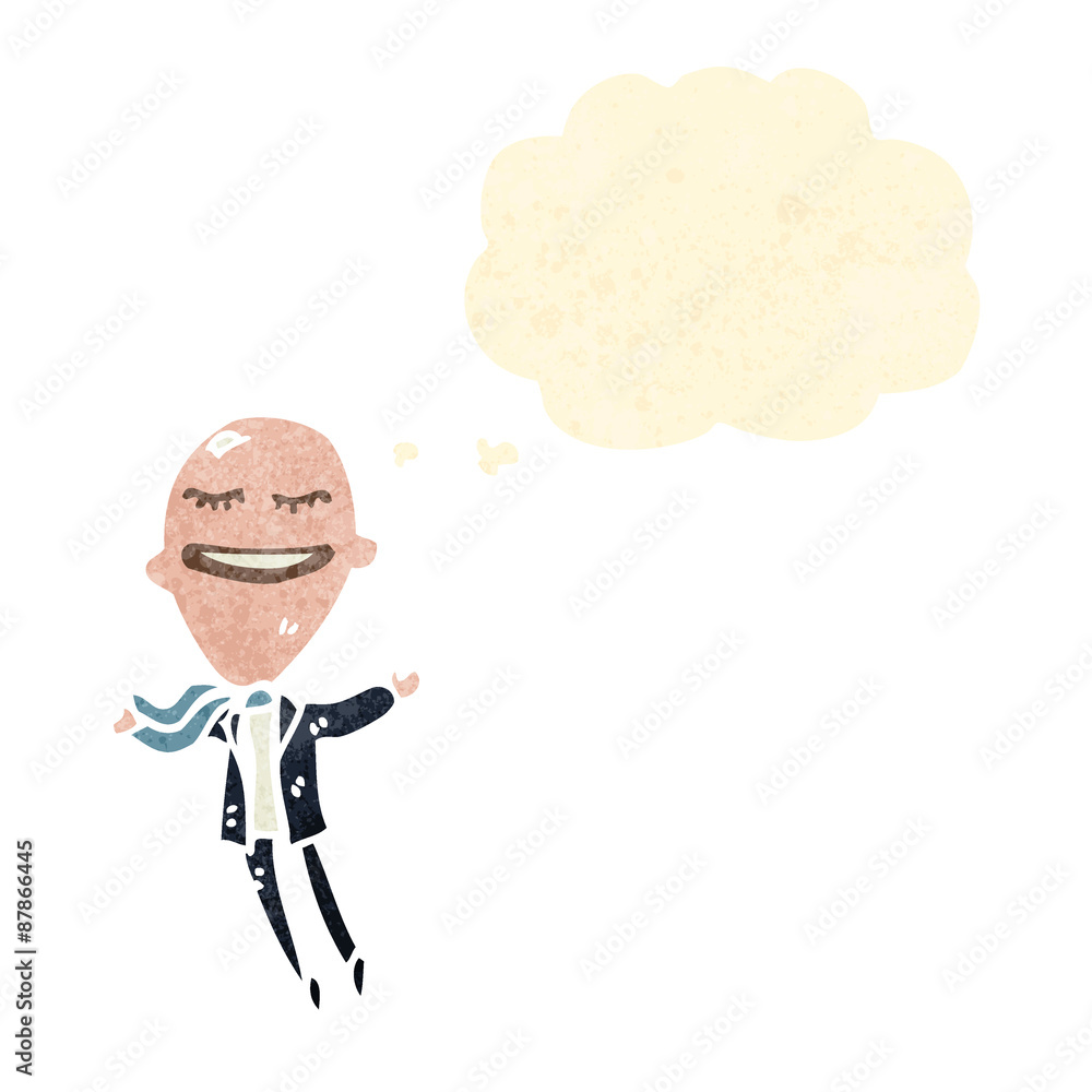 retro cartoon big head businessman retro cartoon big head businessman
