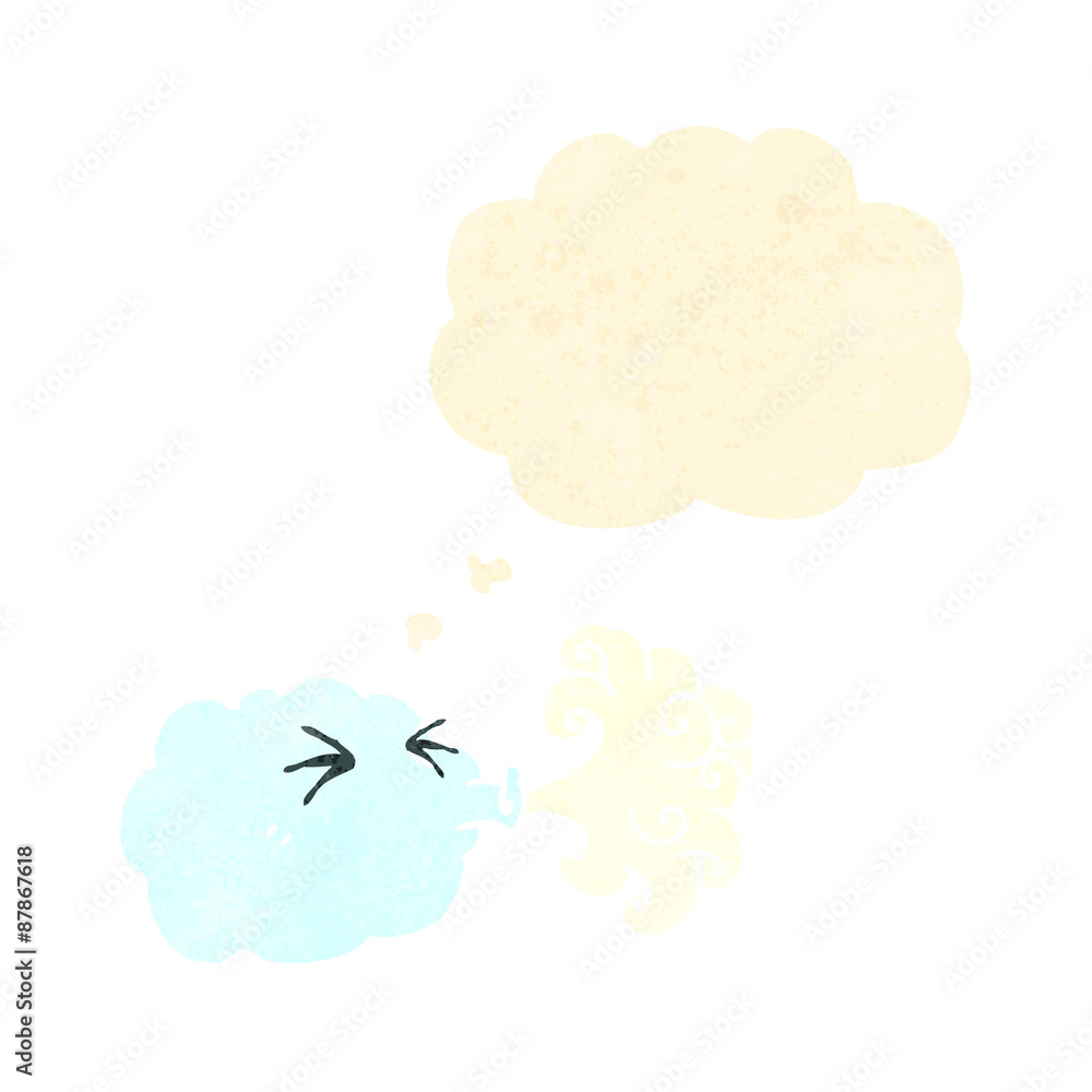 cartoon cloud blowing wind cartoon cloud blowing wind