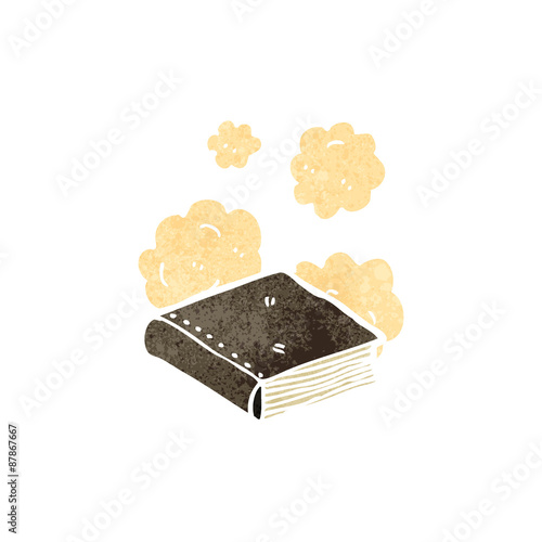 dusty old book cartoon