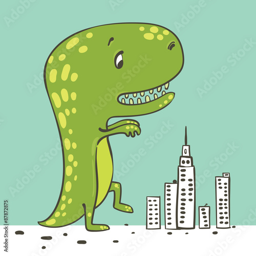 green dino