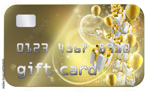 Gold Gift Card