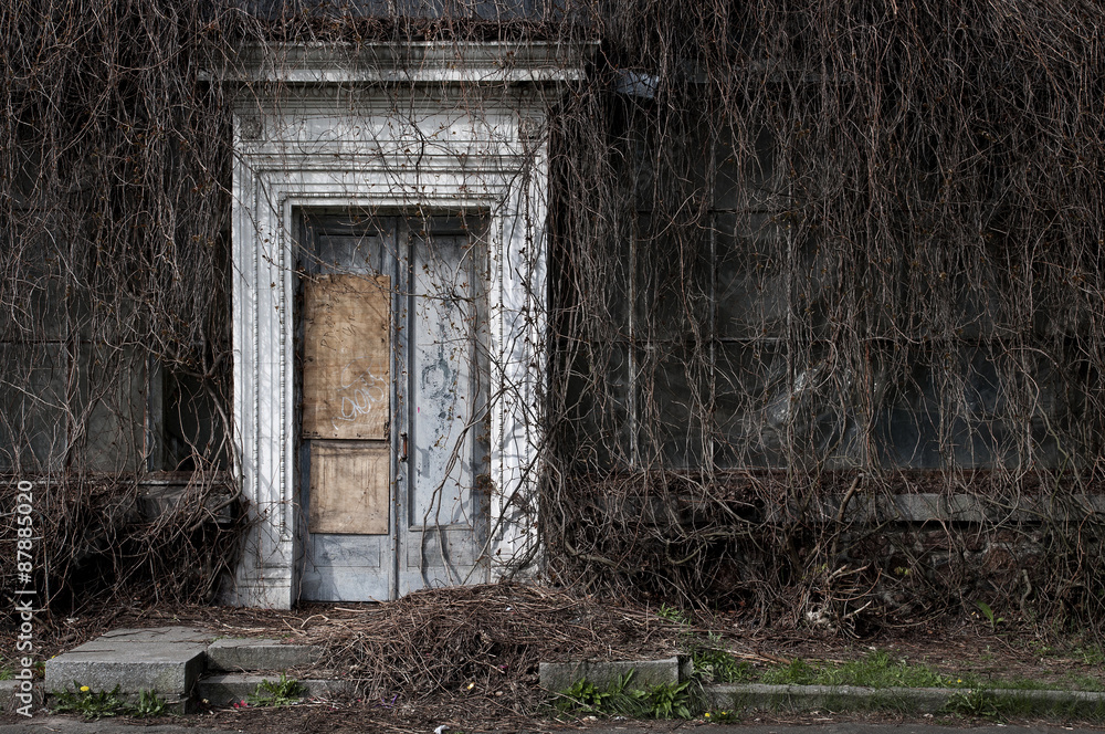 An old abandoned orangery in Kyiv An old abandoned orangery in Kyiv