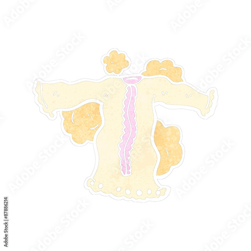 retro cartoon night dress