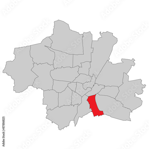 München Obergiesing-Fasangarten - Vektor