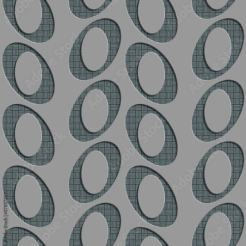 Seamless Ellipse Pattern. 