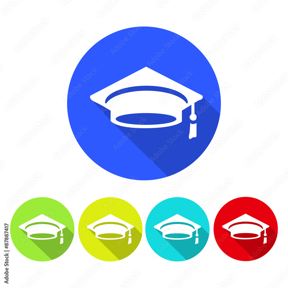 Graduation cap icon Graduation cap icon