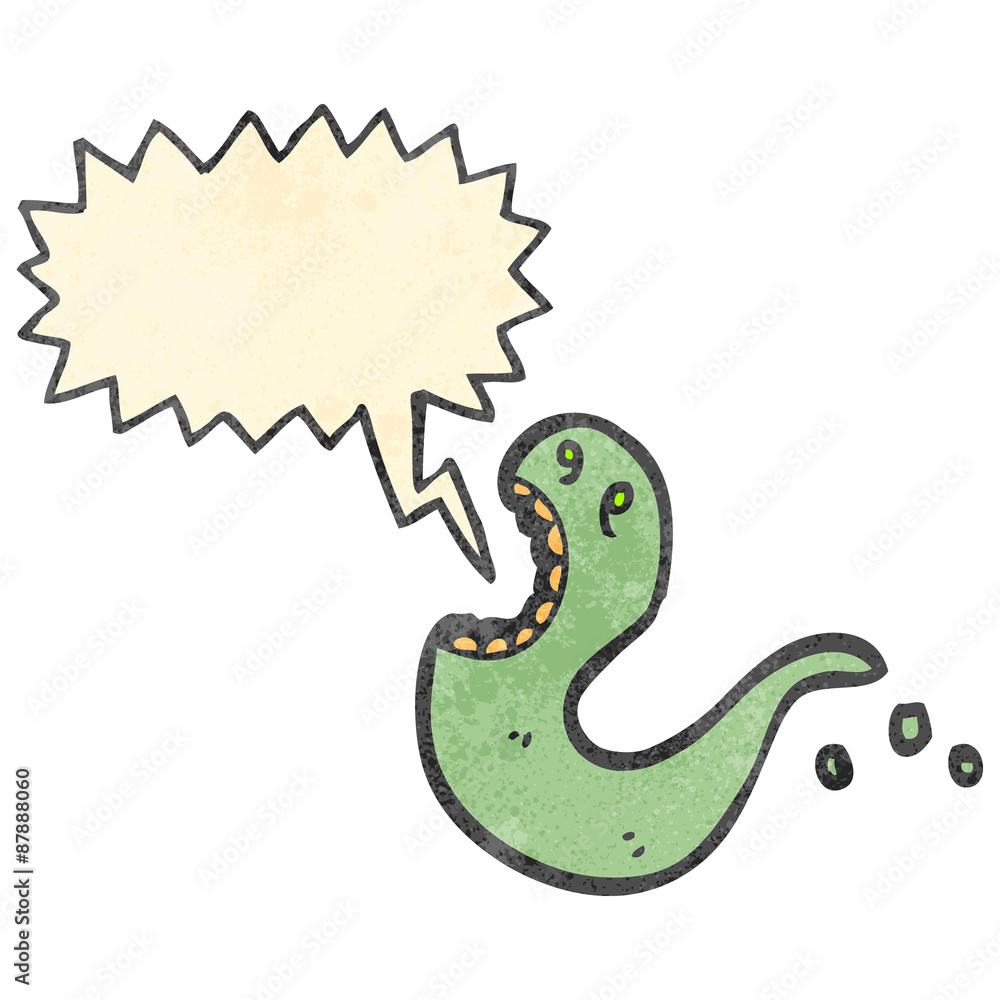 retro cartoon ghost with speech bubble retro cartoon ghost with speech bubble