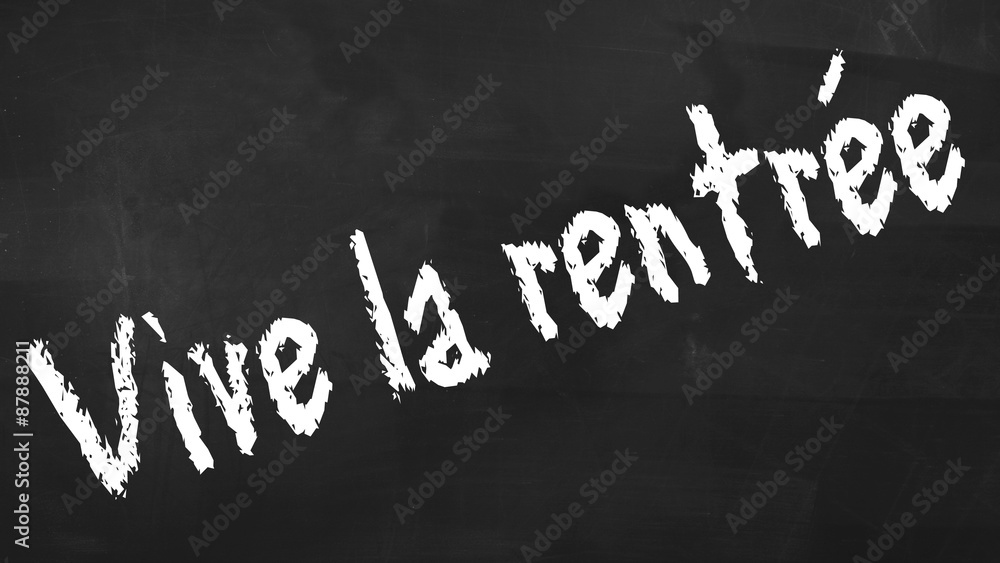 Obraz premium vive la rentré