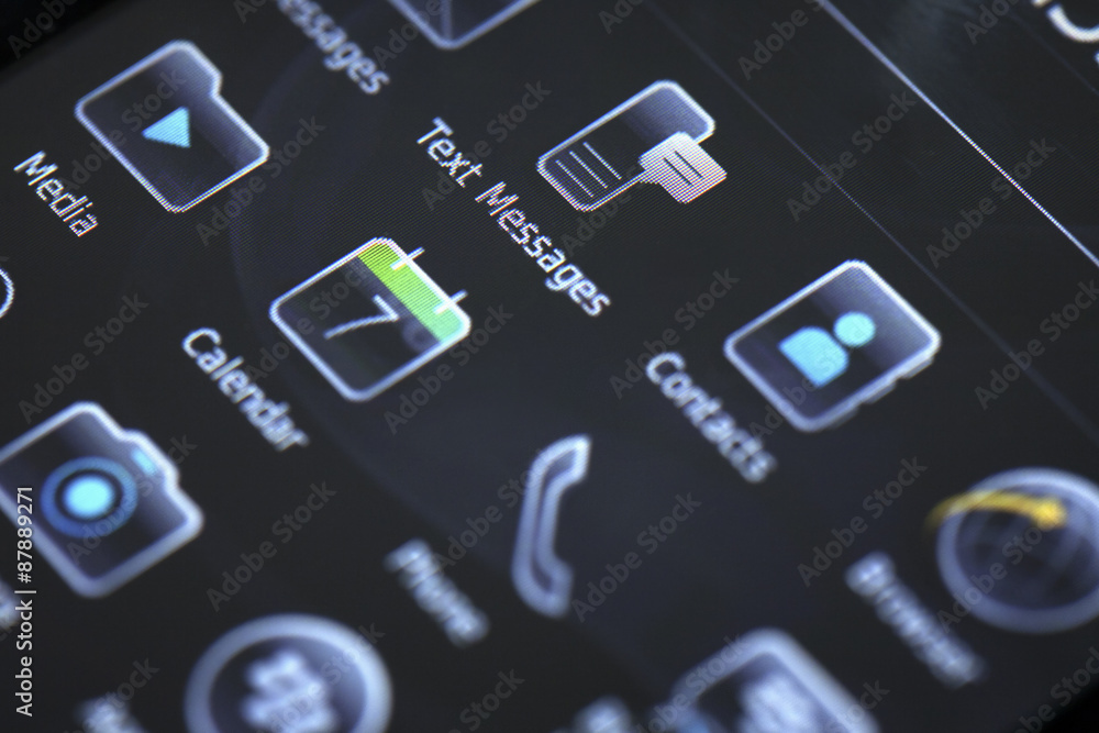 Naklejka premium Mobile Smart Phone display