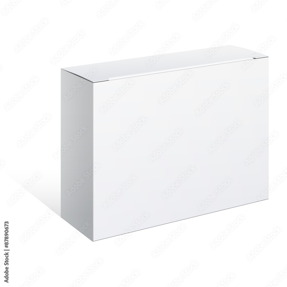 Fototapeta premium Package Box. For electronic device. Vector