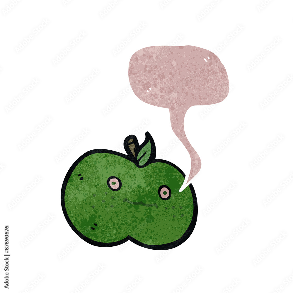 cartoon talking apple cartoon talking apple