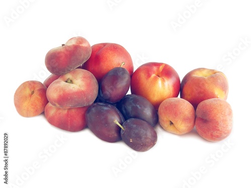peaches and plums