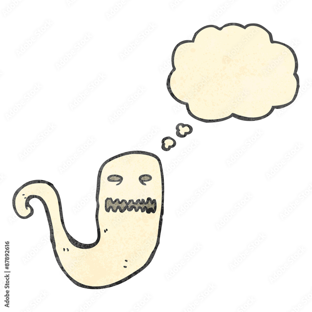 ghost with thought bubble cartoon ghost with thought bubble cartoon