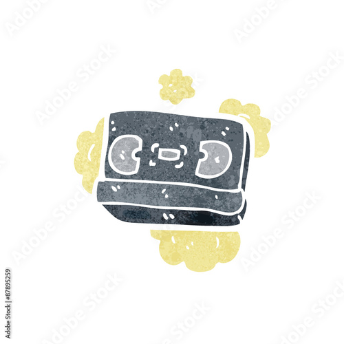 Wallpaper Mural retro cartoon video tape Torontodigital.ca