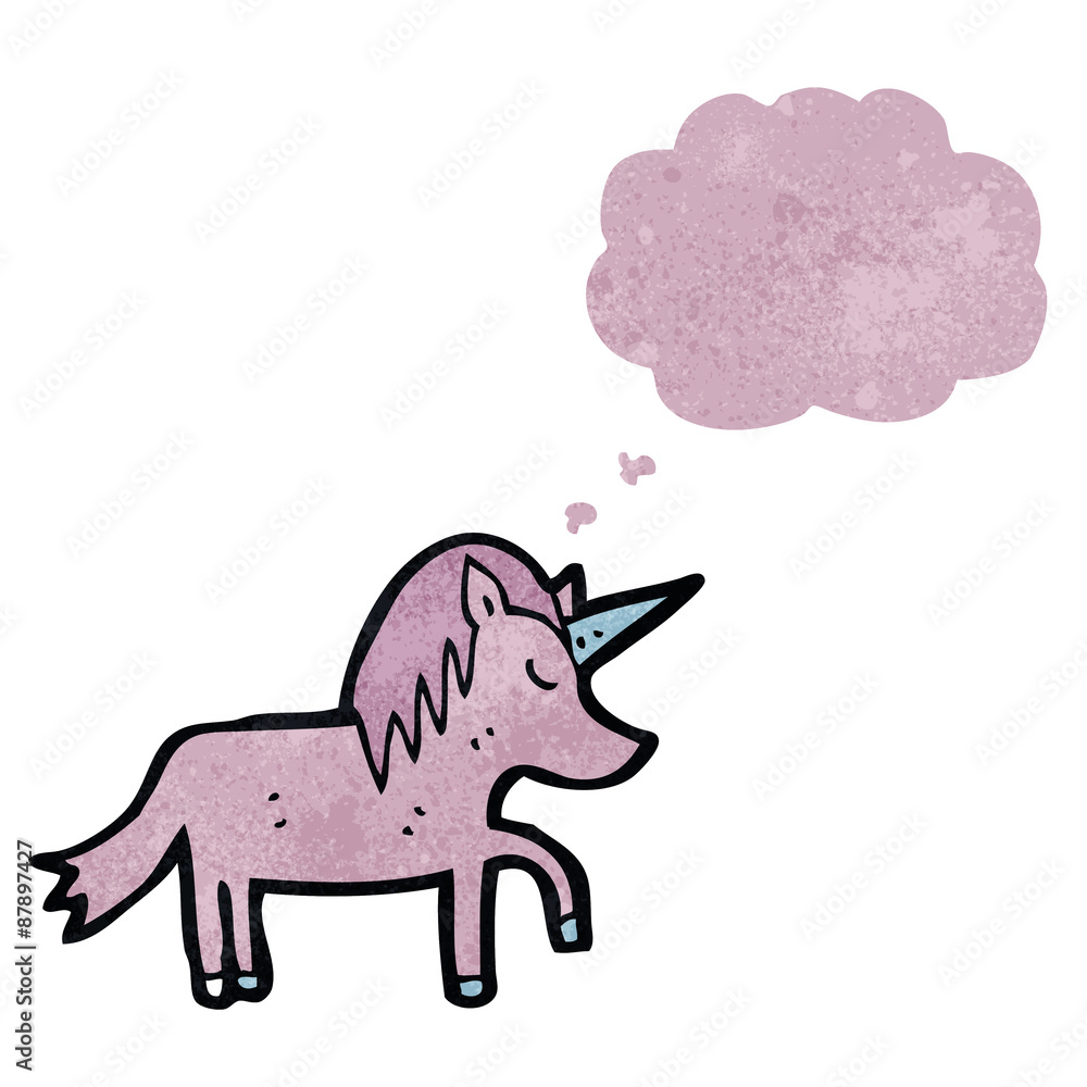 retro cartoon unicorn retro cartoon unicorn