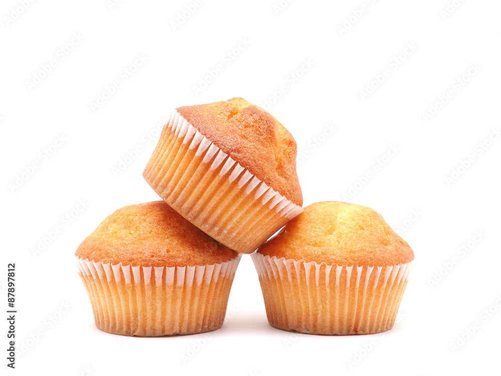 cupcakes on a white background cupcakes on a white background