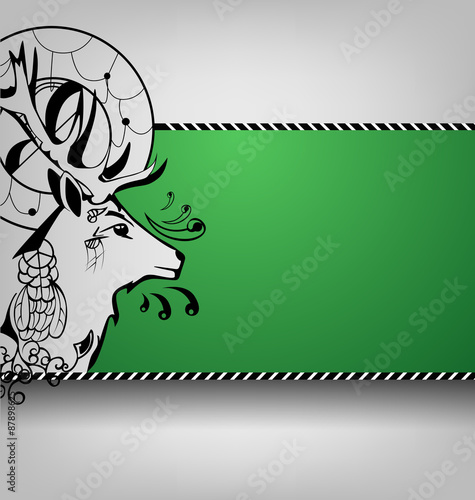 abstract background with a pattern of animal
