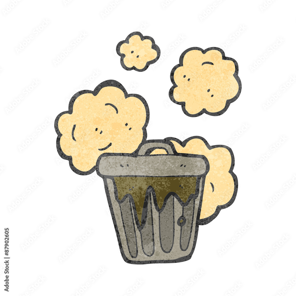 retro cartoon garbage can retro cartoon garbage can