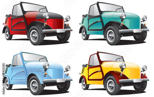 Vintage Soviet microcar
