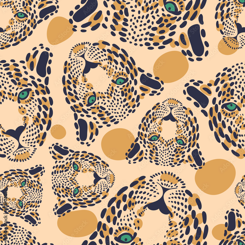 Fototapeta premium 056 leopard pattern 01