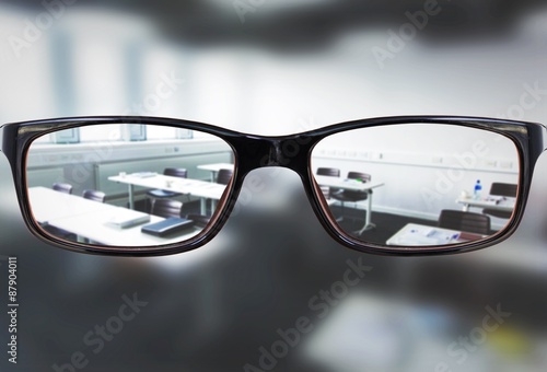 Fototapeta Naklejka Na Ścianę i Meble -  Composite image of glasses