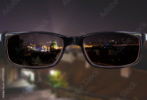 Composite image of glasses © vectorfusionart