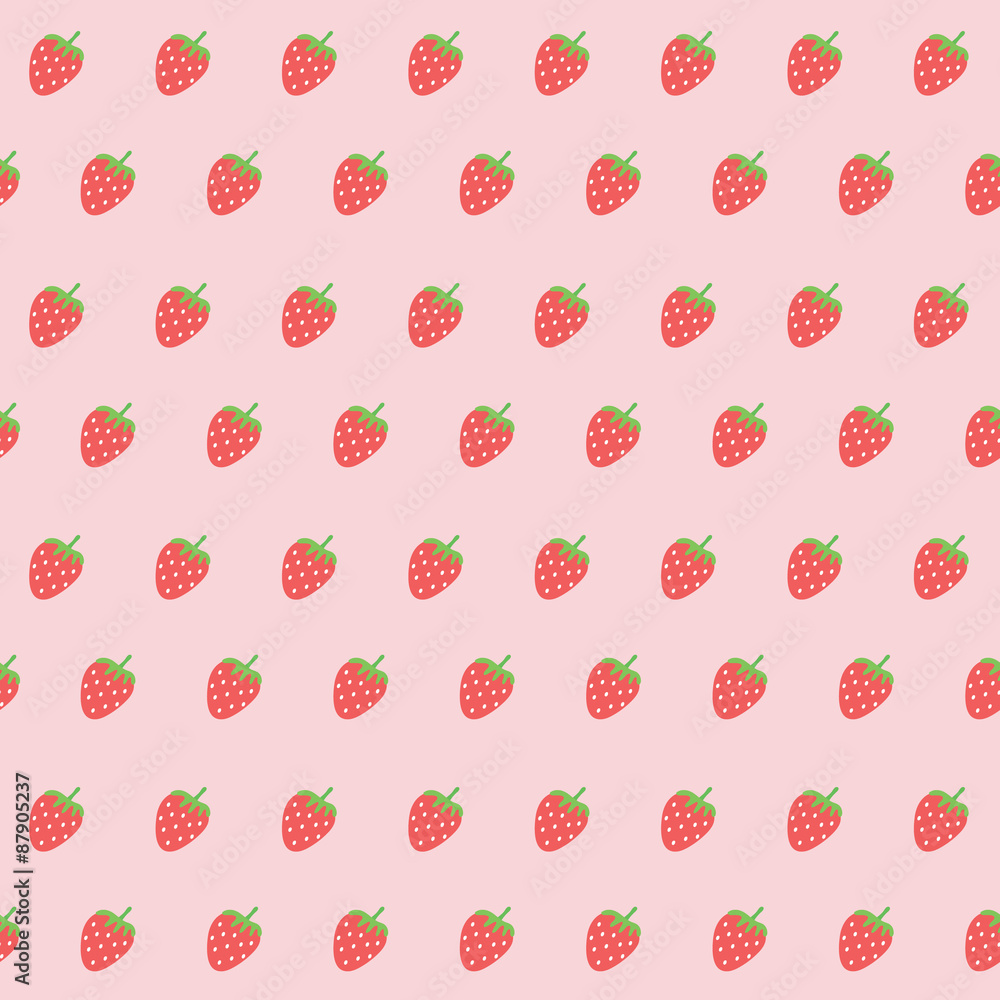 Strawberry seamless background pattern. Strawberry seamless background pattern.
