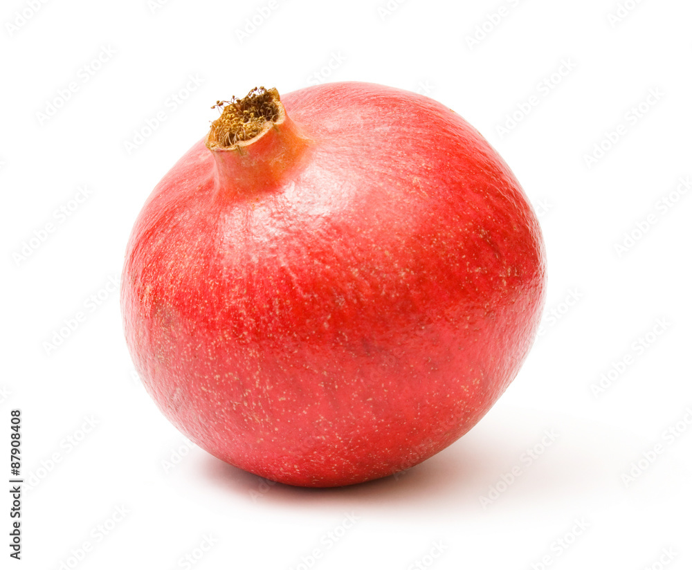 Pomegranate isolated on white background